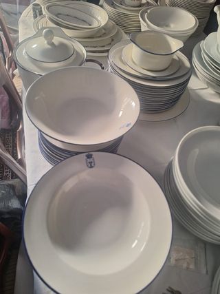 Vajilla Santa Clara Porcelana 12 Comensales