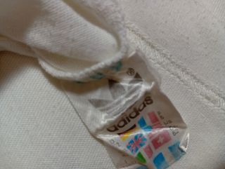 Polo Adidas años 90s Teal/Blanco