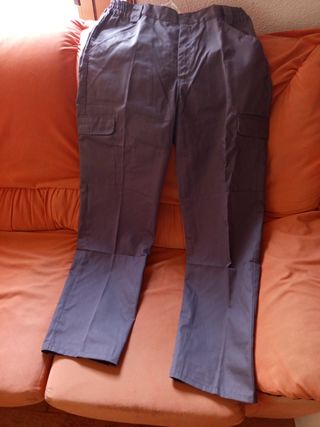 Pantalón de trabajo MARCA gris talla L