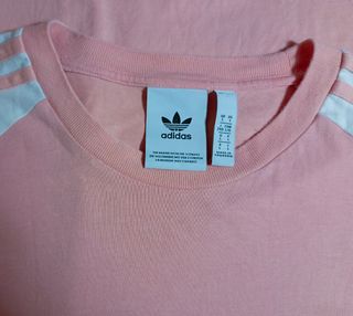 Adidas Tee Shirt Y2K Rosa- blanco