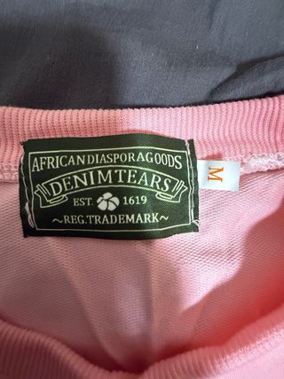 Camiseta Denim Tears Rosa