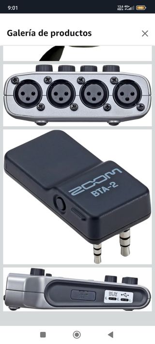 Zoom PodTrak P4 + Adaptador Bluetooth BTA-2