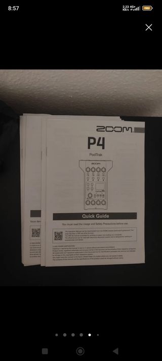 Zoom PodTrak P4 + Adaptador Bluetooth BTA-2