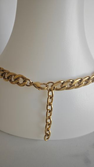 Cadena eslabones gruesos acero inoxidable