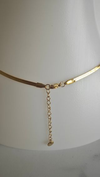 Cadena serpiente con 3 circonitas