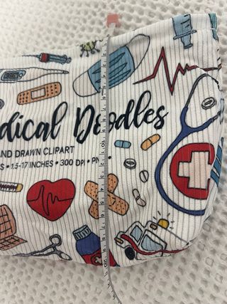 Neceser Medical Doodles con dibujos médicos