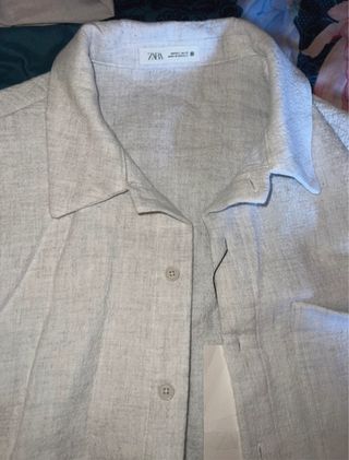 Camisa Zara Beige