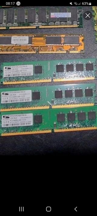 Memorias RAM avariadas