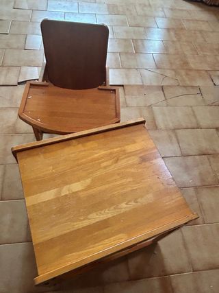 Lote bebé:  trona + columpio