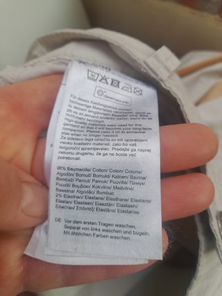 Pantalón corto beige hombre talla 38