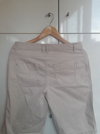 Pantalón corto beige hombre talla 38
