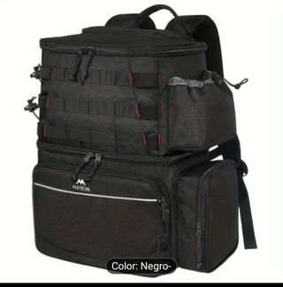 Mochila Negra Matein Pesca/Montaña
