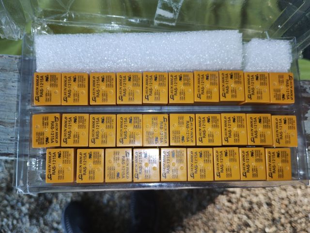 Relè SUN HOLD RAS-1215A 12V DC - 29 pezzi