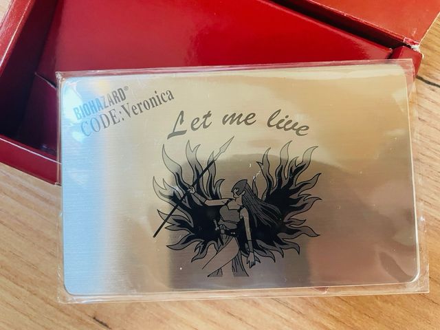 Biohazard targhetta Limited Edition