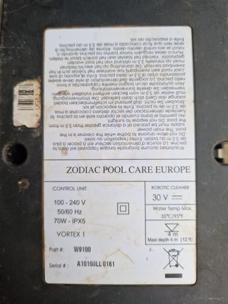 Unidad de control Zodiac Vortex 1