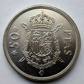 Moneda 50 pesetas 1975 estrella 80 SC