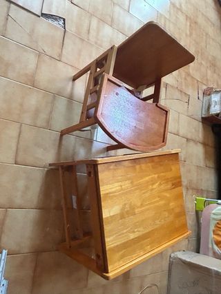 Trona convertible en mesa+silla
