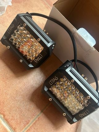 4 Focos LED con Interruptor 2 + 2 nuevos