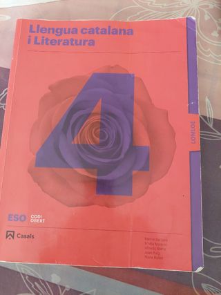 Llengua catalana i Literatura 4 ESO LOMLOE