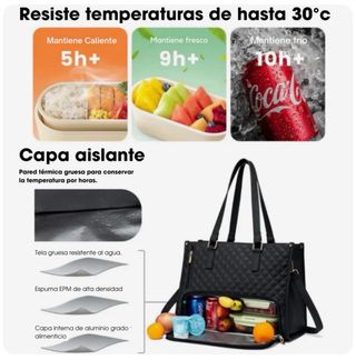 Bolso Mujer Multiespacio 3 en 1 Blanco/Rojo