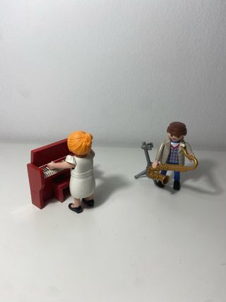 Set Músicos Playmobil Piano y Saxofón