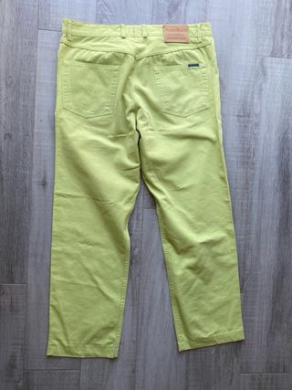 Pantaloni 100% Cotone Verde pastello