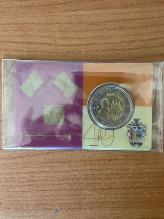 Lotto 5 Monete 2 Euro Italia e San Marino