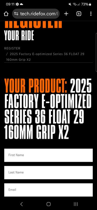 Fox 36 Factory Kashima 160mm 29" X2 2025 E-Bike