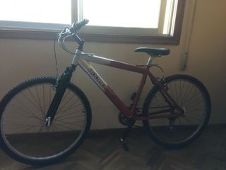 Bicicleta Boomer Roja y Plateada