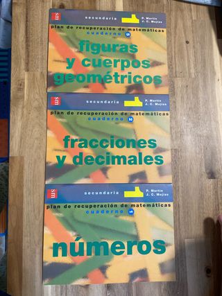 cuadernos de repaso de matemáticas secundaria
