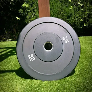 Pesas Discos Bumper Crossfit y Gimnasio 100kg