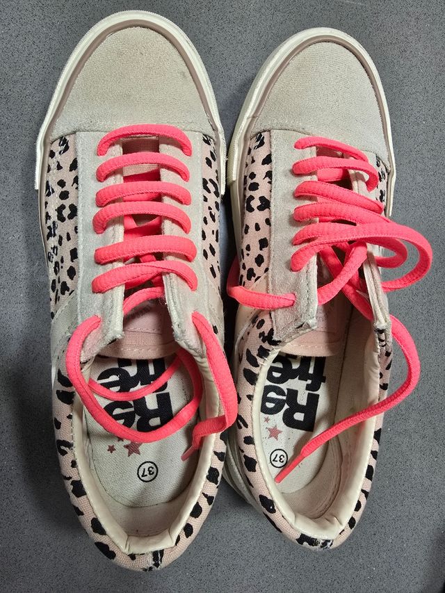 Zapatillas ReFresh Beige/Rosa Talla 37