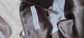 Abito da cerimonia tortora e bianco