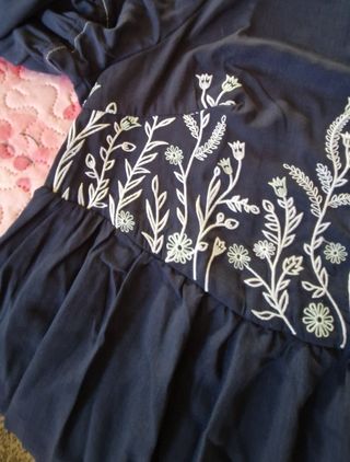 Vestito donna curvy blu