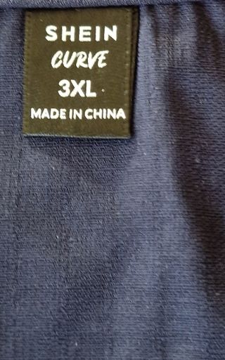 Vestito donna curvy blu