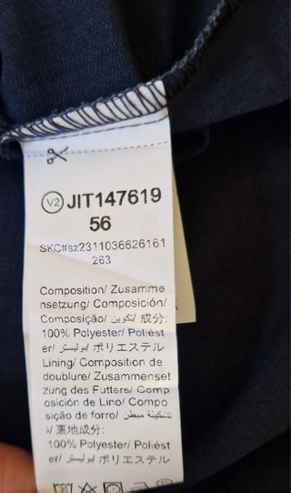 Vestito donna curvy blu