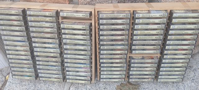 Collezione di cassette di musica classica