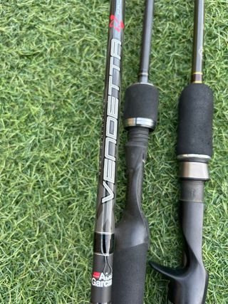 Lote cañas de un tramo pesca Black Bass 60€ unidad