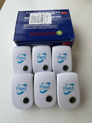 Pack 6 Repelentes Ultrasónicos Plagas e insectos