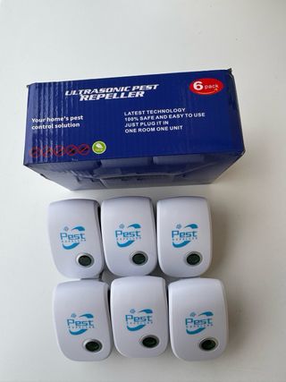 Pack 6 Repelentes Ultrasónicos Plagas e insectos