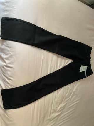 Pantalón Vaquero Zara Negro Nuevo