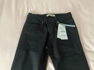Pantalón Vaquero Zara Negro Nuevo