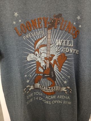 Camiseta Looney Tunes Coyote Rock