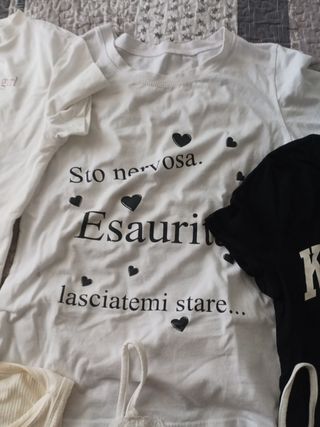 Lotto magliette ragazza