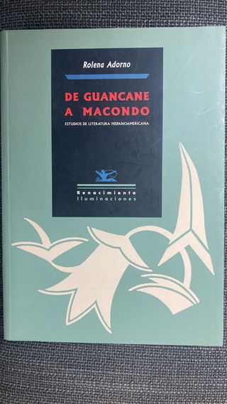 “De Guancane a Macondo. Estudios de Literatura His