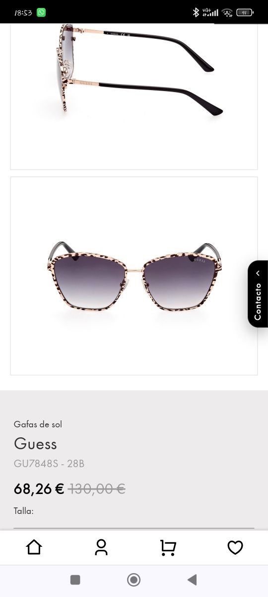 Gafas de sol Guess con estampado animal