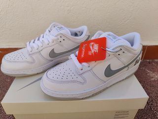 Nike Dunk SB Supreme 94 Plata/Blanco