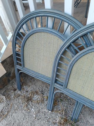 3 Cabeceros de cama bambú 90cm