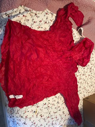 Chubasquero Quechua RainCut Talla M Rojo