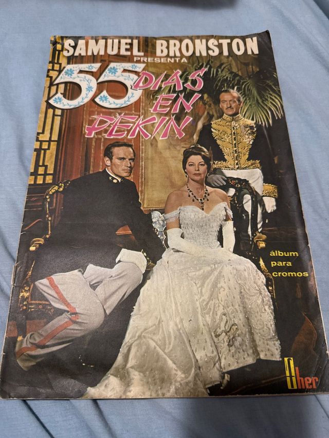 Álbum Cromos 55 Días en Pekín Completo